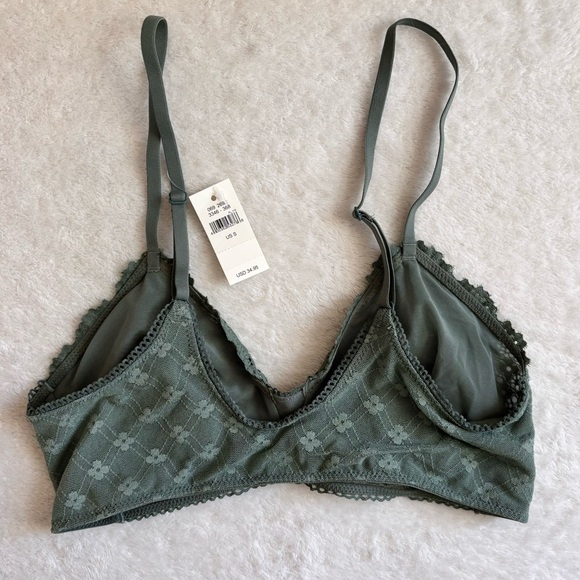 NWT Aerie Picnic Lace Triangle Bralette‎ - Picture 5 of 8